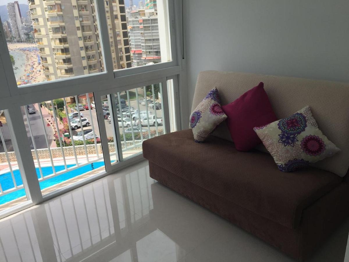 Levante Beachfront Luxury Apartment Benidorm Eksteriør bilde