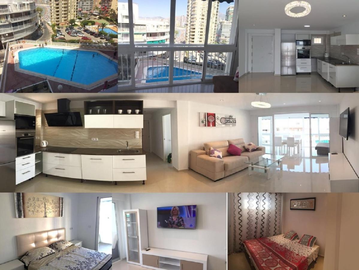 Levante Beachfront Luxury Apartment Benidorm Eksteriør bilde